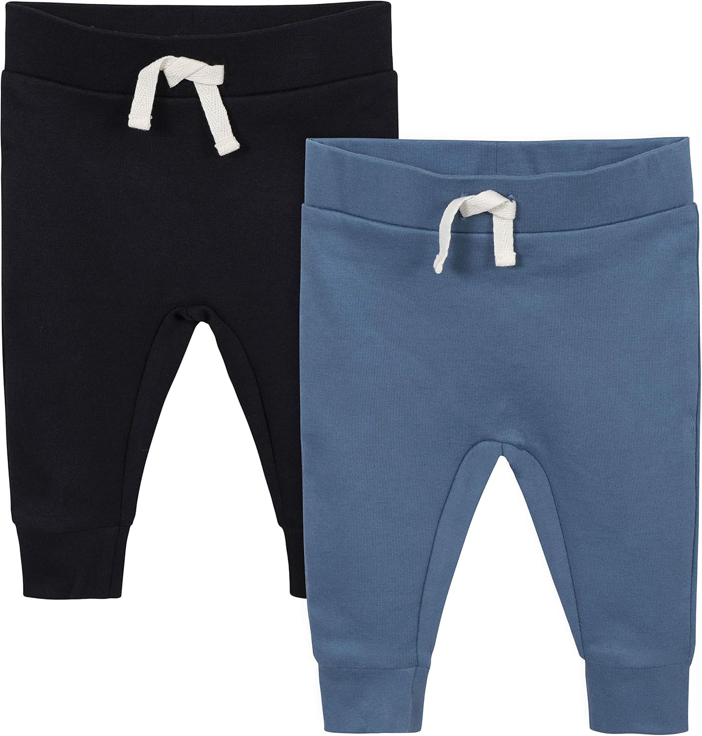 Adjustable Cartoon Bear Embroidery 2-Pack Pants for Babies